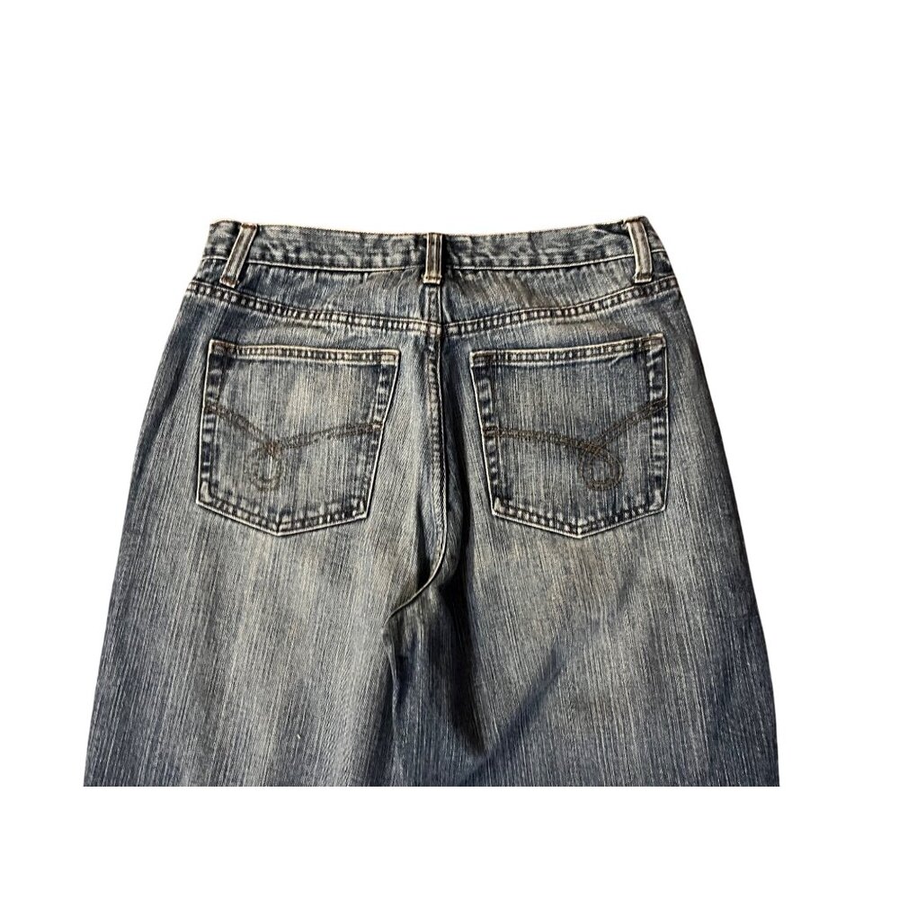 Vintage Faded Glory Loose Straight Men’s Jeans 30x30 Dark Stone Denim 100% Cotto - Picture 5 of 15